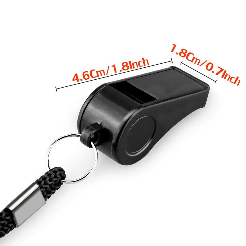 Hipat Whistle, 24PCS Sports Whistles with Lanyard, Loud Crisp Sound Whistles Bulk Perfect for Coaches, Referees, and Officials - Image 4