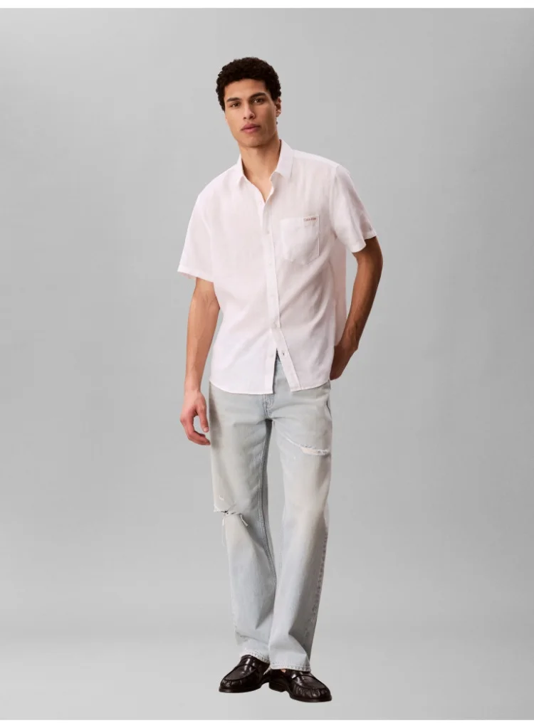 Calvin Klein Jeans Casual Linen Shirt