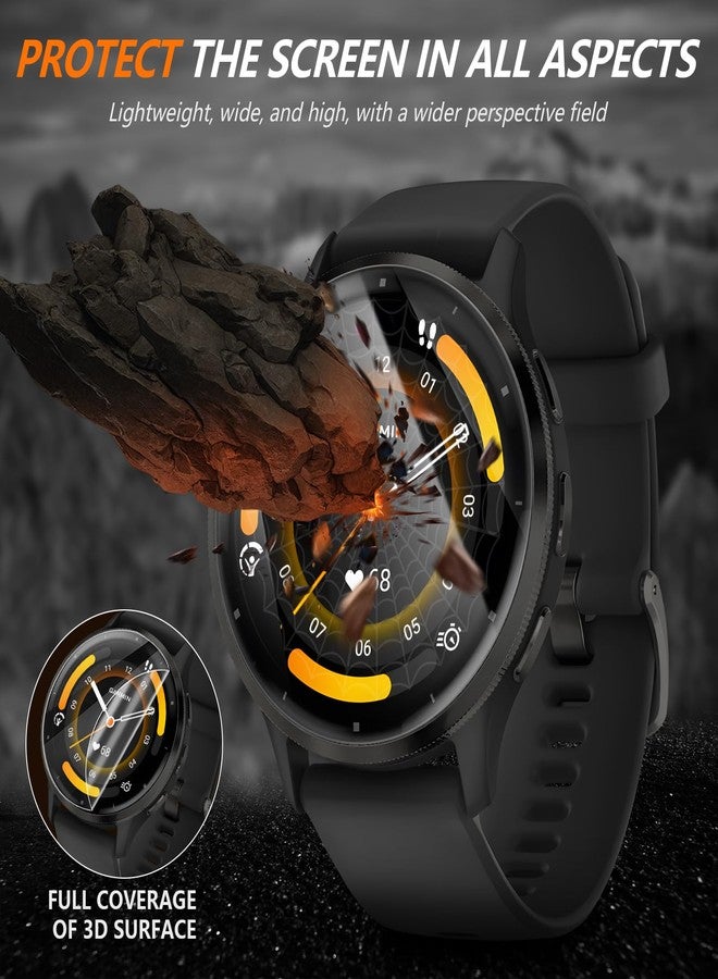 Suoman حزمة سوومان 6 لواقي شاشة ساعة Garmin Venu 3 45MM الذكية، فيلم واقي شفاف عالي الدقة من TPU - Image 3