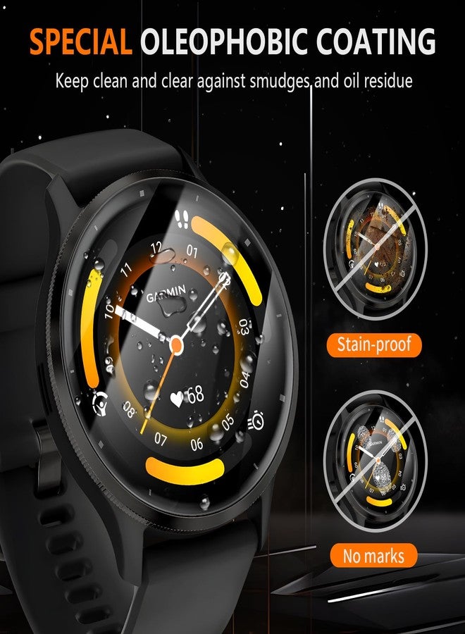 Suoman حزمة سوومان 6 لواقي شاشة ساعة Garmin Venu 3 45MM الذكية، فيلم واقي شفاف عالي الدقة من TPU - Image 4