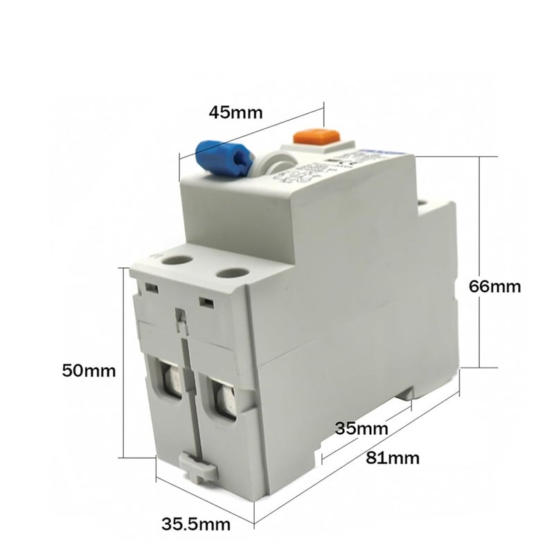 Electromagnetic RCCB RCD ELCB Residual Current Circuit Breaker 4P 32A 300mA Differential Breaker Switch - Image 4