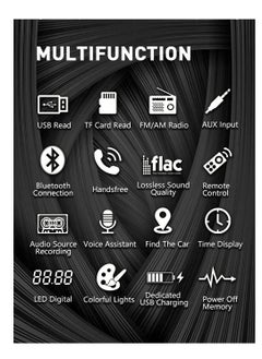 SWM Dual USB Car MP3 Player Bluetooth Hands Free Multifunction Radio Car Stereo  - Image 3
