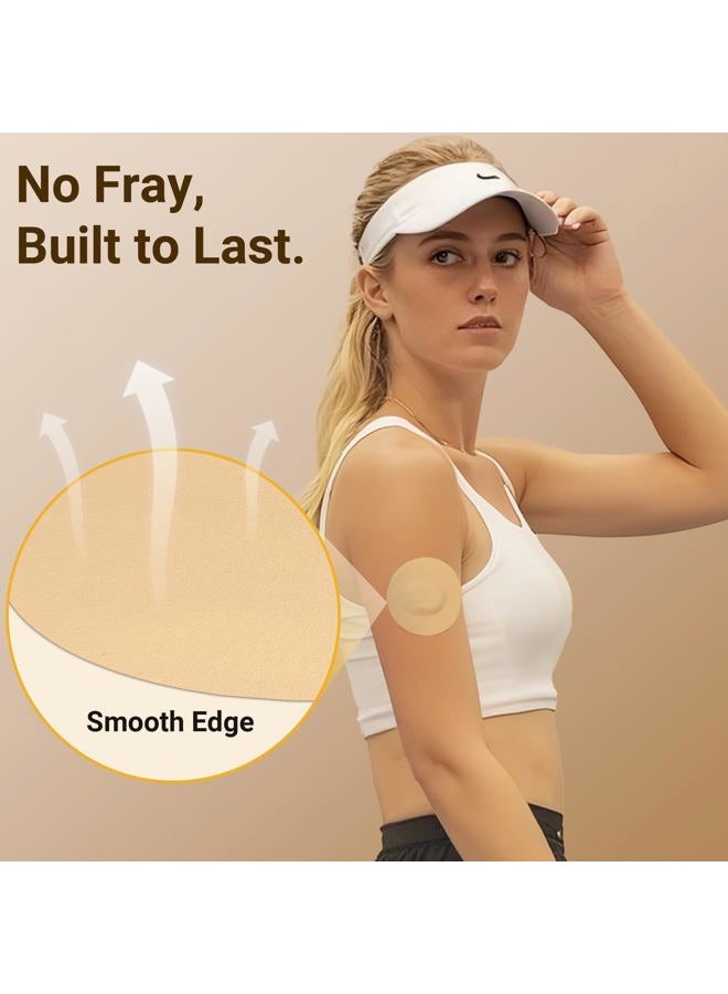 Amolyfe Libre 3 Sensor Covers Waterproof, 20 Pack Freestyle Libre 3 Plus Covers, Bump-Proof with Hard Cap, Waterproof Breathable Medical CGM Adhesive Patches, 14-Day CGM Protection (Beige) - Image 5