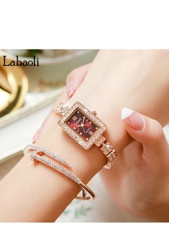 Labaoli New Light Luxury Bracelet Watch Square Quartz Watch Women's Waterproof Watch Set with Diamonds - pzsku/ZC511757D6C5E581550E8Z/45/_/1716445359/3c8b36ee-23a2-474f-9df3-155b450451dc