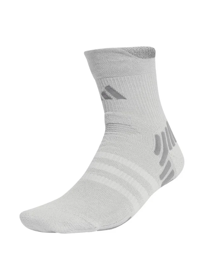 Adidas adidas PERF TRG QRT 1P Grey Training SOCKS for Unisex - XS