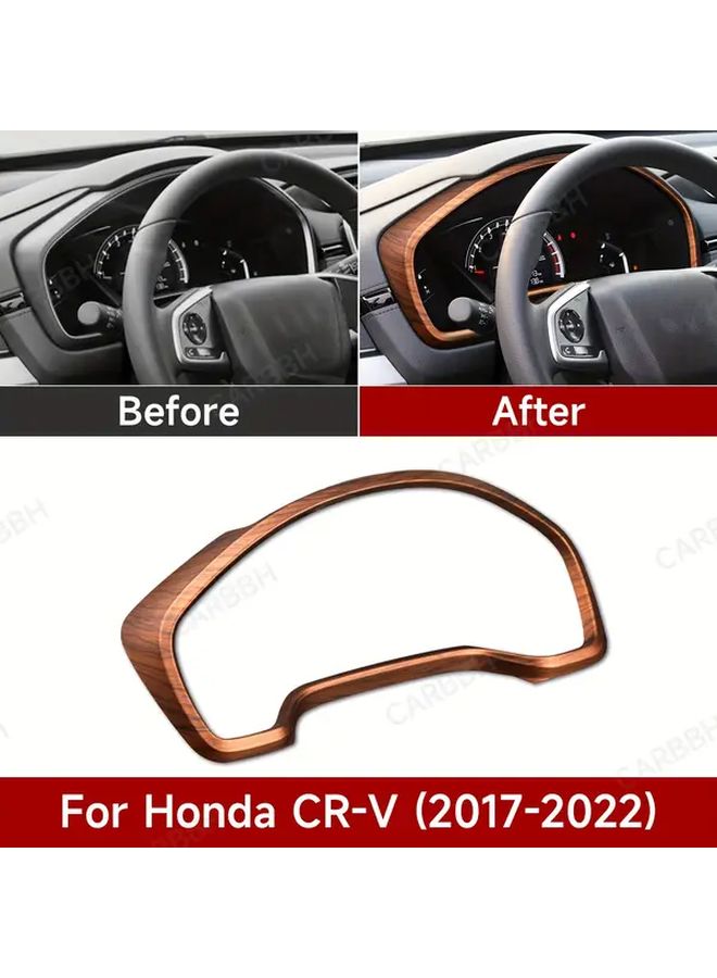 ملصقات خشب الخوخ لحبيبات خشب لوحة القيادة لهوندا CR-V 2017-2022 LX EX EX-L Touring إكسسوارات - Image 1