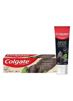 Natural Extracts Effective Whitening Charcoal Toothpaste