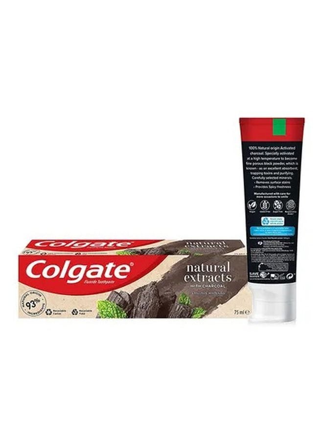 Colgate - Natural Extracts Effective Whitening Charcoal Toothpaste - Image 1
