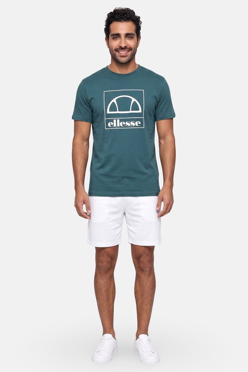 Ellesse Men Sportwear Fit Short Sleeve Training T-Shirt, Dark Green - Image 2
