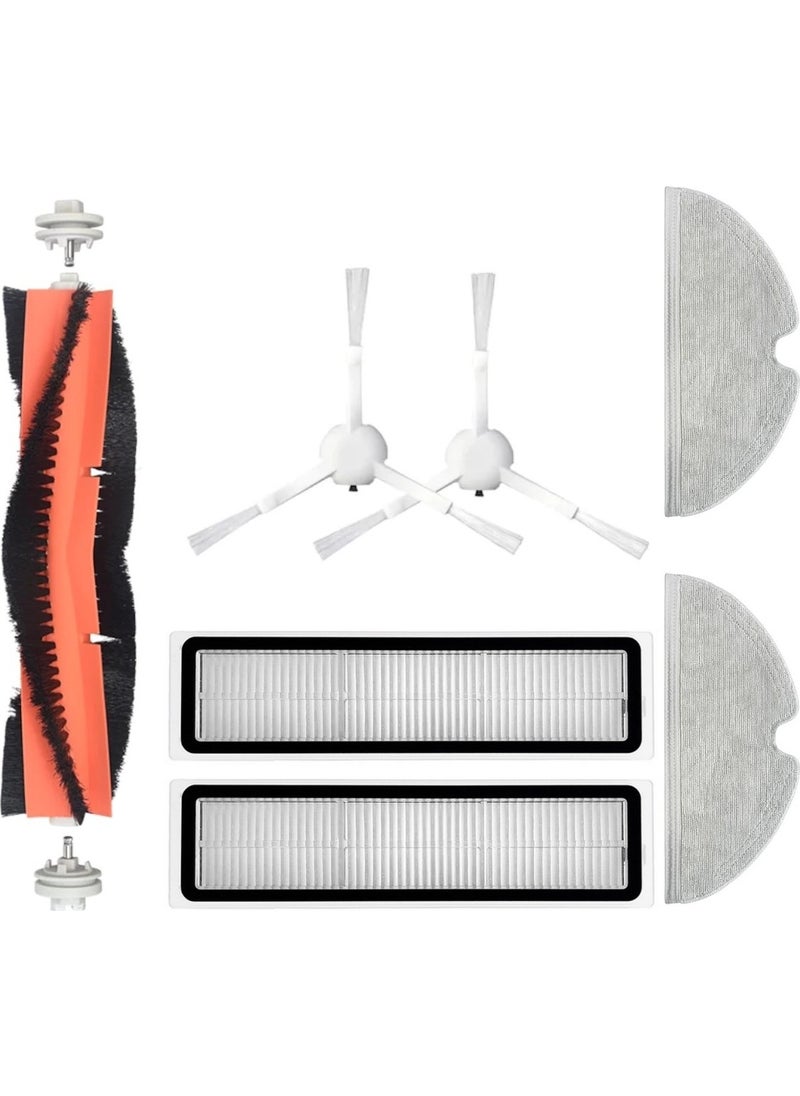 robotyedek Vestel V-Bot Pro B Spare Brush Hepa Filter Mop Set (7 Pieces) 