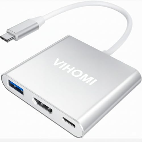 VIHOMI UHD 3-in-1 USB Type C Multiport Hub – 4K HDMI, USB 3.0, Type C PD 100W, Aluminium Body, Plug & Play, Compatible with MacBook Pro/Air, Windows Laptops - Image 1