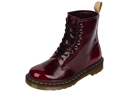 Dr Martens Dr. Martens Vegan 1460 Lace Up Boots, Cherry Red, 13 Women/12 Men - Image 4