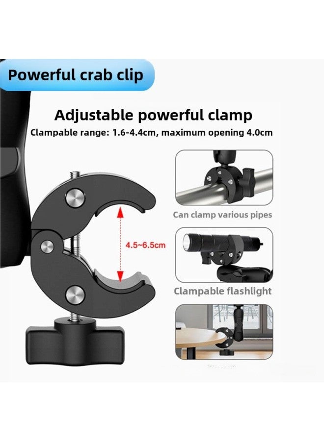 Loquat Suitable For Insta360 X3 Sports Camera Motorcycle Fixing Bracket Gopro12 Shooting Riding Powerful Clip-Color:Mighty Clip (6cm)  - Image 3