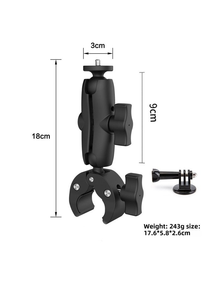 Loquat Suitable For Insta360 X3 Sports Camera Motorcycle Fixing Bracket Gopro12 Shooting Riding Powerful Clip-Color:Mighty Clip (6cm)  - Image 5