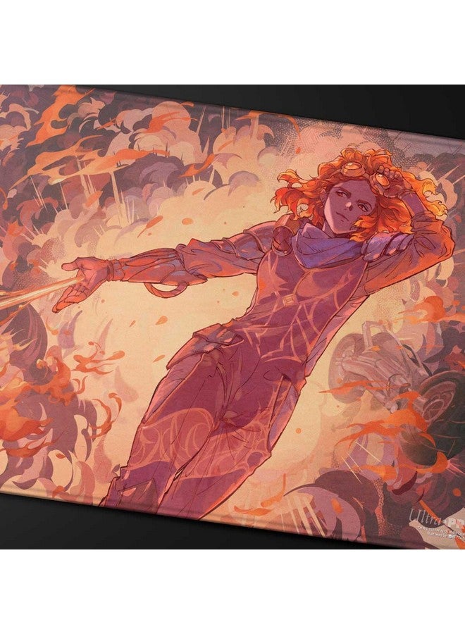 Ultra Pro Ultra PRO - Aetherdrift Chandra’s Ignition Stitched Edge Playmat for Magic: The Gathering, Use as Mousepad, Desk Mat, Protects MTG Cards During Gameplay, TCG Trading Card Games - Image 1