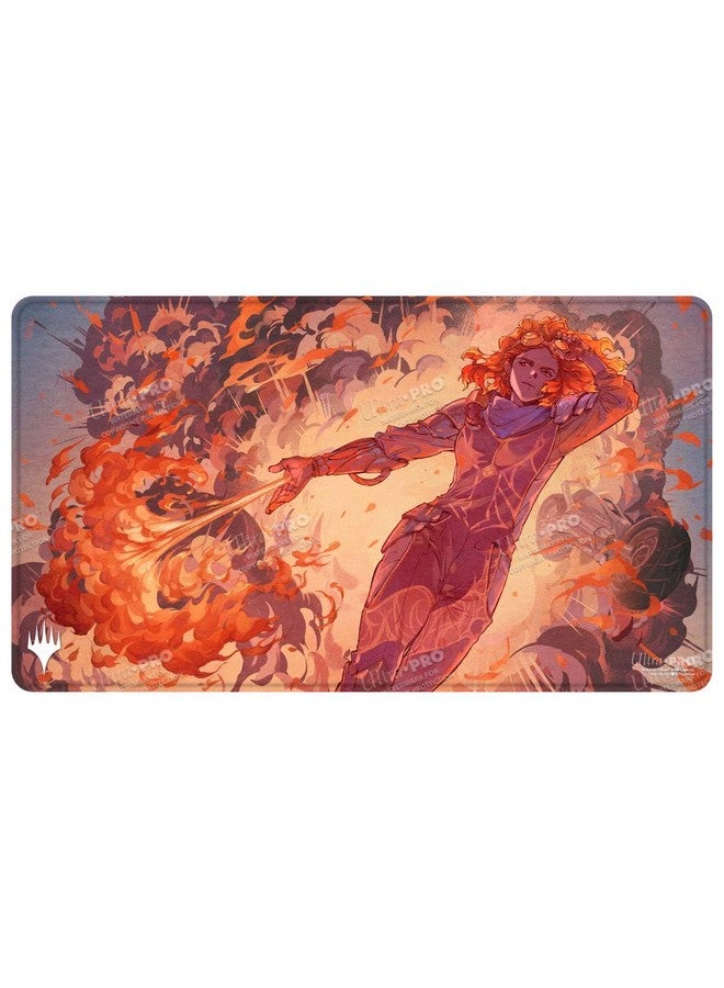 Ultra Pro Ultra PRO - Aetherdrift Chandra’s Ignition Stitched Edge Playmat for Magic: The Gathering, Use as Mousepad, Desk Mat, Protects MTG Cards During Gameplay, TCG Trading Card Games - Image 2