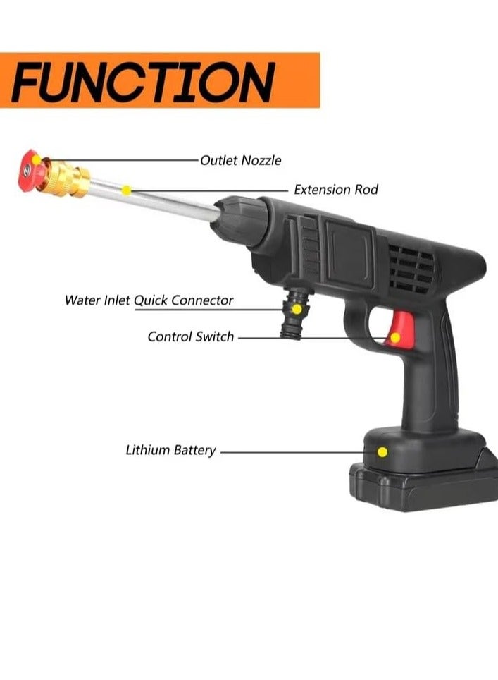 Rabos Car Wash, Cordless Gun for Home Use for Effective Cleaning of Bikes, Motorcycles, Cars, Floors, Driveways, Gardens - Image 3