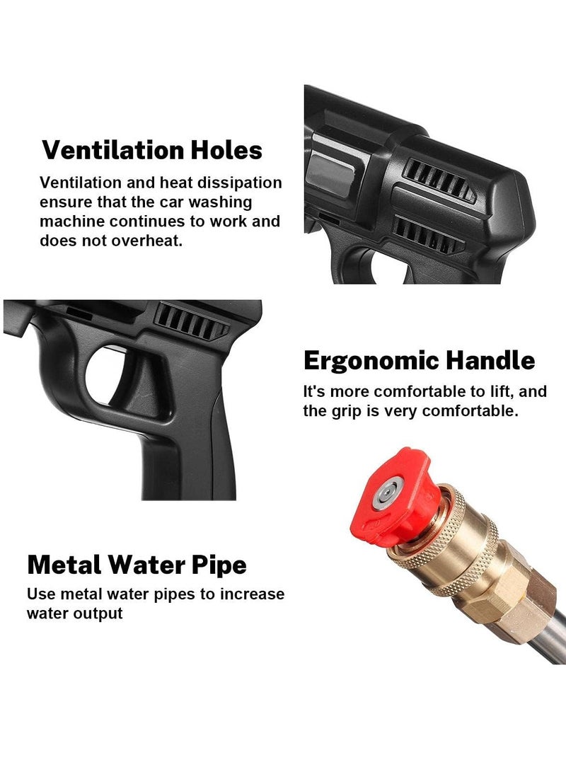 Rabos Car Wash, Cordless Gun for Home Use for Effective Cleaning of Bikes, Motorcycles, Cars, Floors, Driveways, Gardens - Image 2