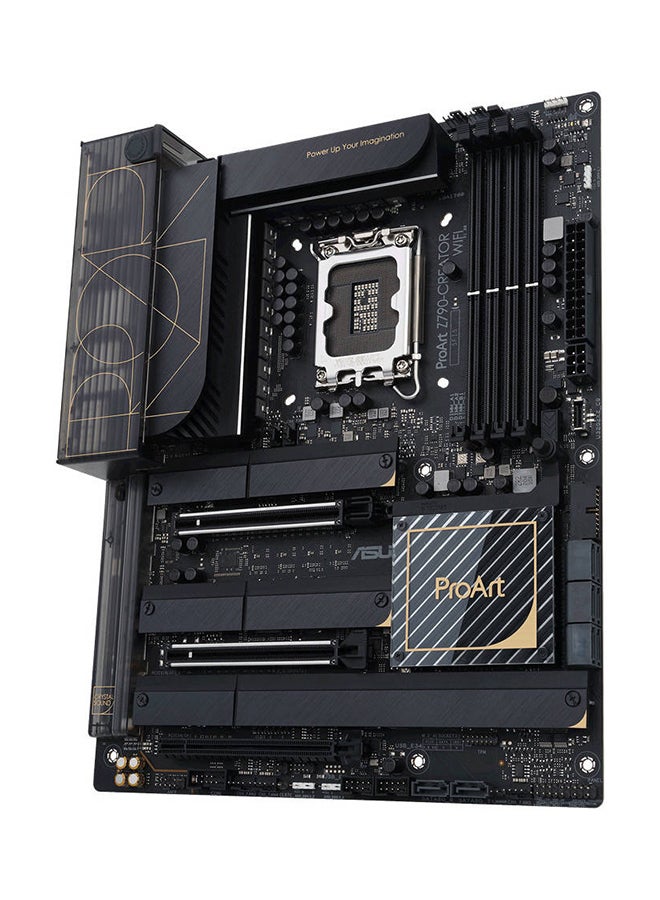ASUS ProArt Z790-CREATOR WIFI LGA1700 ATX Motherboard, Intel Z790 Chipset, 4 x DDR5 DIMM, 192GB Max Memory, WiFi 6E 6GHz, 10Gb Ethernet, 1 x PCIe 5.0 x16, 1 x HDMI, 2 DP, 6x USB 3.2, 90MB1DV0-M0EAY0 Black - Image 3