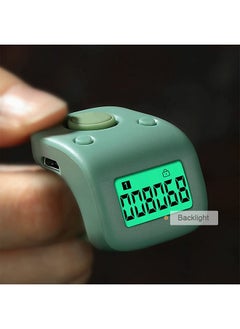 ارفاكر عداد أصابع صامت قابل لإعادة الشحن من أرفاكر مزود بست قنوات رقمية مع مؤشر LED للصلاة والحياكة والرياضة والهدايا باللون الأبيض  - Image 5