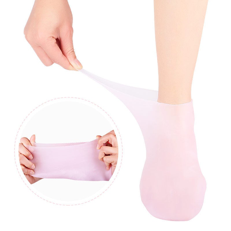 Sebs Socks Anti-Chapped Gel Plantar Protection Socks Foot Skin Care Elastic Anti-Crack Socks Spot - Image 5