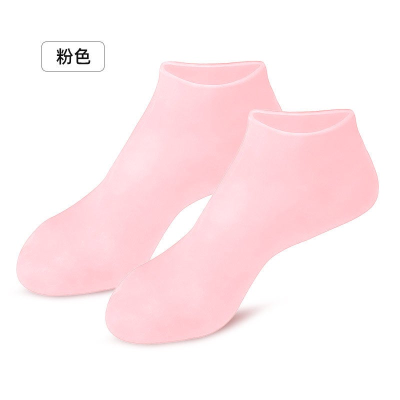Sebs Socks Anti-Chapped Gel Plantar Protection Socks Foot Skin Care Elastic Anti-Crack Socks Spot - Image 1