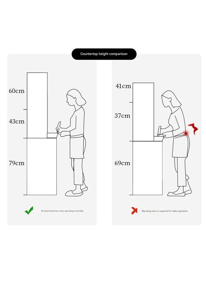 KLNAMAEAAN Sleek Space Minimalist Living Room Wall Cabinet Wardrobe - Image 4