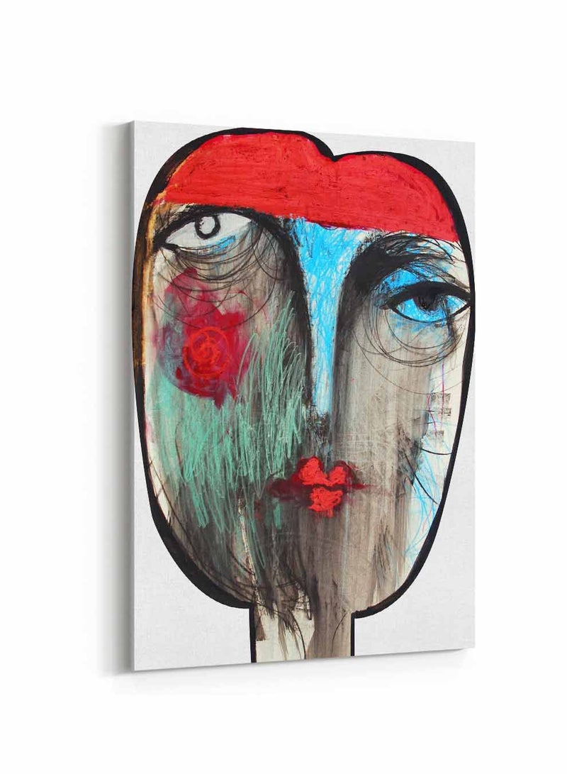 لوحة كانفاس على إطار خشبي، تصميم فن تجريدى غجرى، للمنزل، غرفة المعيشة، المكتب، الديكور - Image 5