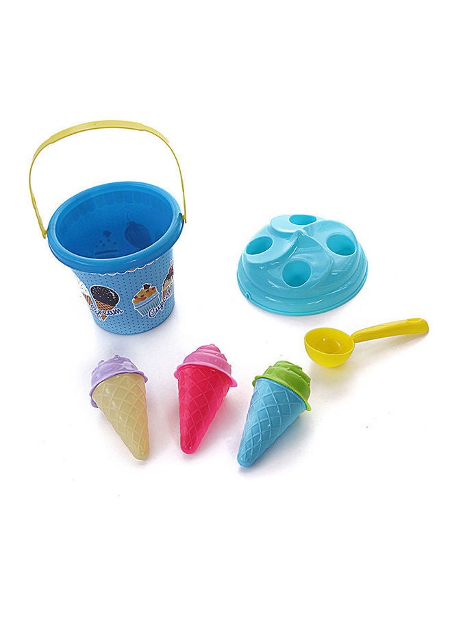 NIBEMINENT 8-Piece Beach Model Play Sand Toy Set - Image 1