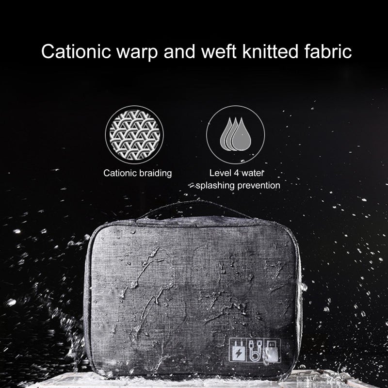 Portable Electronic Organizer Travel Accessories Cable Bag Universal Cord Storage Case for Charging Cable Cell Phone - Image 5