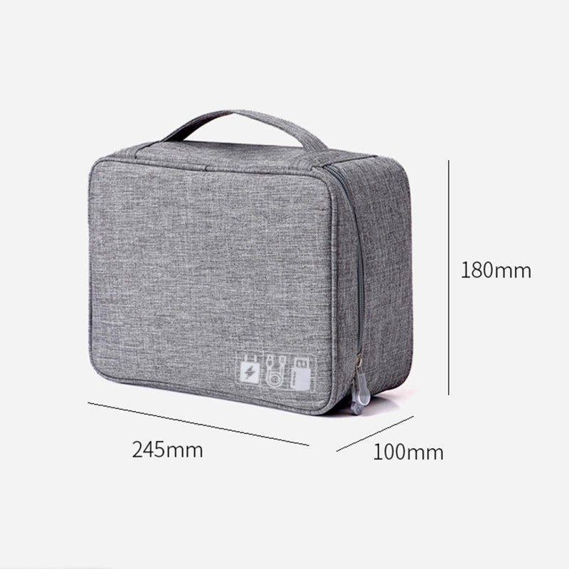Portable Electronic Organizer Travel Accessories Cable Bag Universal Cord Storage Case for Charging Cable Cell Phone - Image 3