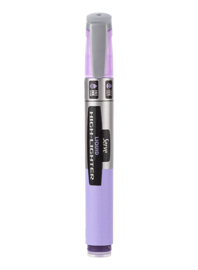 Serve Liquid Highlighter Pen-Purple 