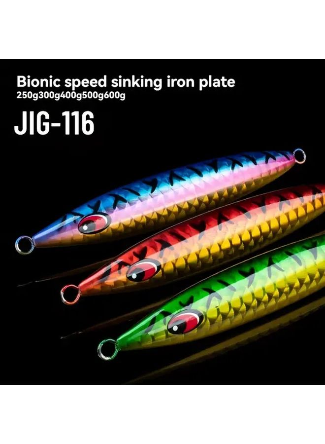Heavy Duty 400g Lead Fishing Lure Quick Sinking UV Glow Realistic Bionic Design - Image 4