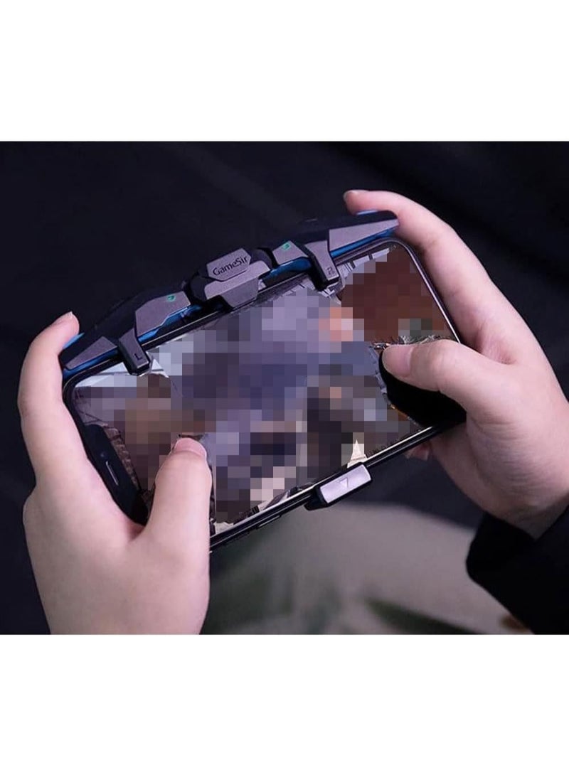 وحدة تحكم ألعاب الهاتف F4 فالكون – أزرار إطلاق دقيقة للتصويب وإطلاق النار – متوافقة مع أجهزة Android و iOS – تحكم سريع الاستجابة للألعاب المحمولة الشهيرة - Image 4