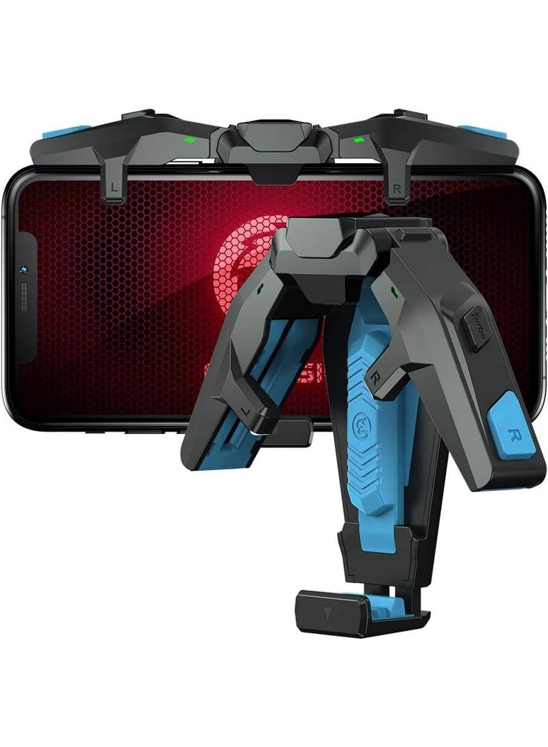 وحدة تحكم ألعاب الهاتف F4 فالكون – أزرار إطلاق دقيقة للتصويب وإطلاق النار – متوافقة مع أجهزة Android و iOS – تحكم سريع الاستجابة للألعاب المحمولة الشهيرة - Image 2
