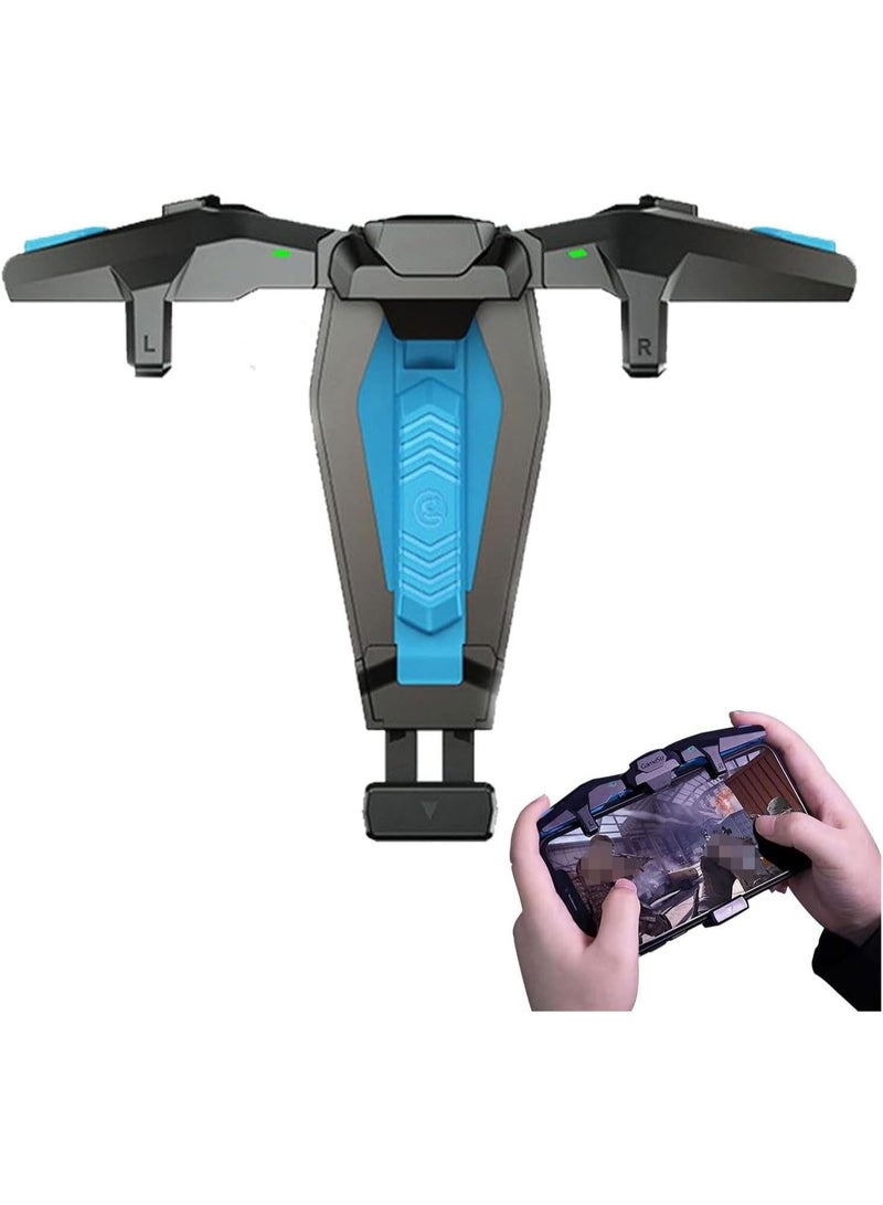 وحدة تحكم ألعاب الهاتف F4 فالكون – أزرار إطلاق دقيقة للتصويب وإطلاق النار – متوافقة مع أجهزة Android و iOS – تحكم سريع الاستجابة للألعاب المحمولة الشهيرة - Image 1