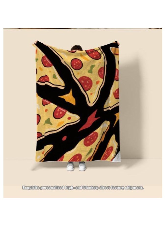 عام بطانية رقيقة من الفانيلا الكرتونية للأطفال أو الطلاب (دافئة ومريحة ومناسبة للنوم والألعاب) 100 سم * 150 سم - Image 1