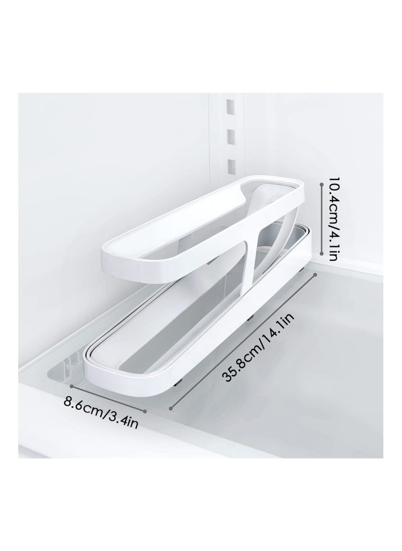 Generic - Automatic Scrolling Egg Rack Holder Storage Box Egg Basket Container Organizer Rolldown Refrigerator Egg Dispenser For Kitchen - Image 1
