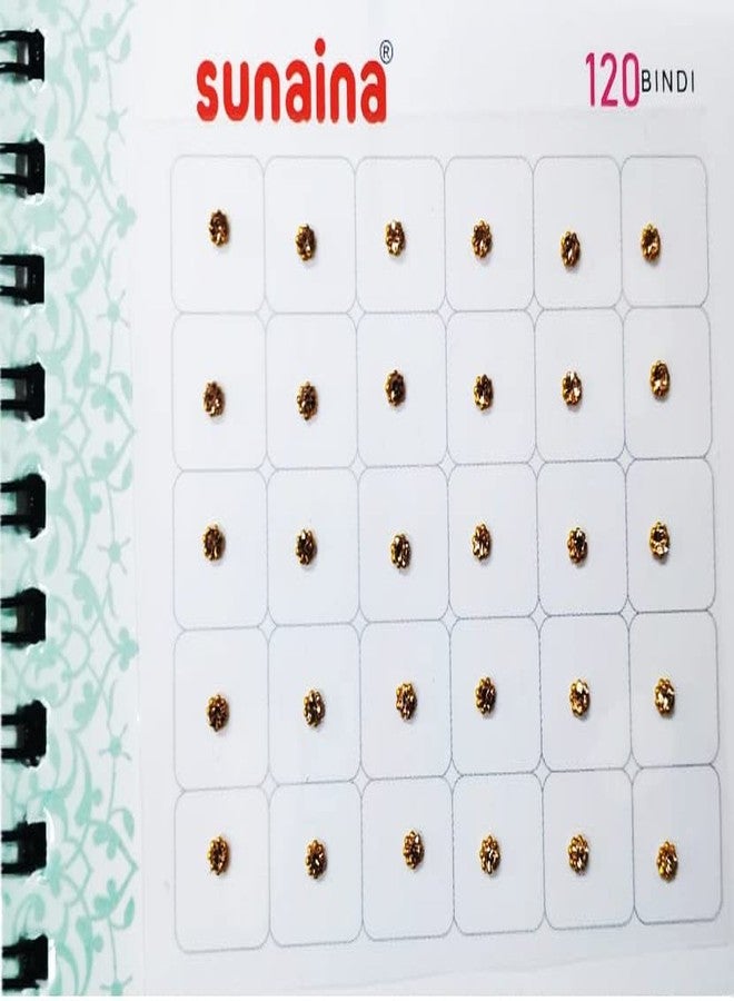 SUNAINA (Original) New Mini Spiral Multicolor Kundan Stone Multicolor 120 Bindi Book Self-Adhesive For Women & Girl (Size-103) - Image 5