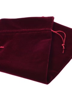 BCP BCP 4-pieces 14"x 5.5" Luxury Flannelette Red Wine Bottle Gift Bags with Double Drawstring Closure for Wedding Party  - Image 3