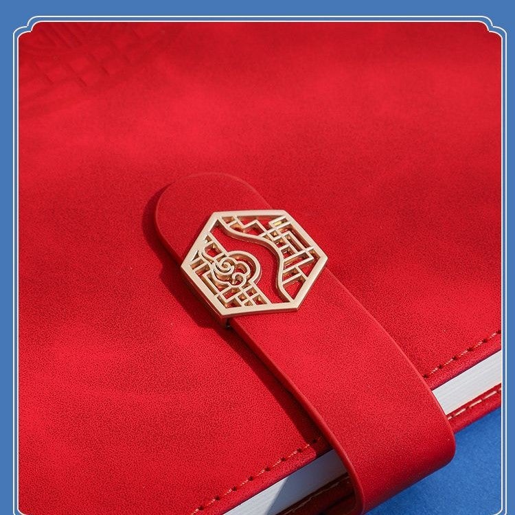 Shenshi Conference Notebook Logo Business Gift A5 Notepad Gift B5 Magnetic Button Notebook Printing Ogo - Image 3