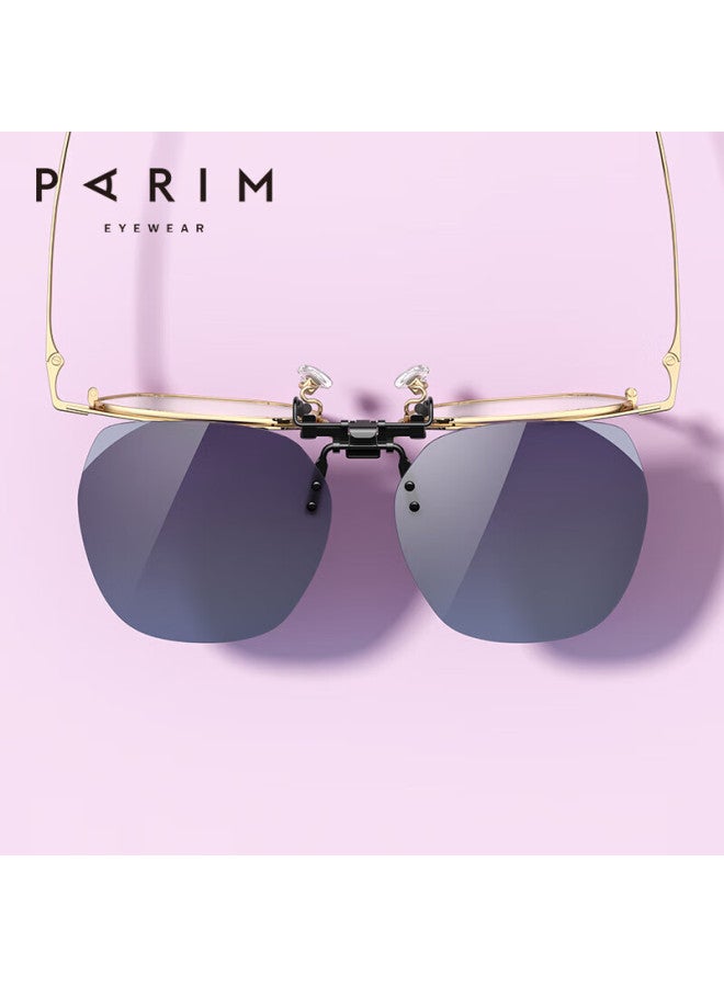 Parim Clip-on Sungl For Women, Polarized Lightweight Myopia Gl For Driving, Uv Protection And Sun Protection For Men - Image 1