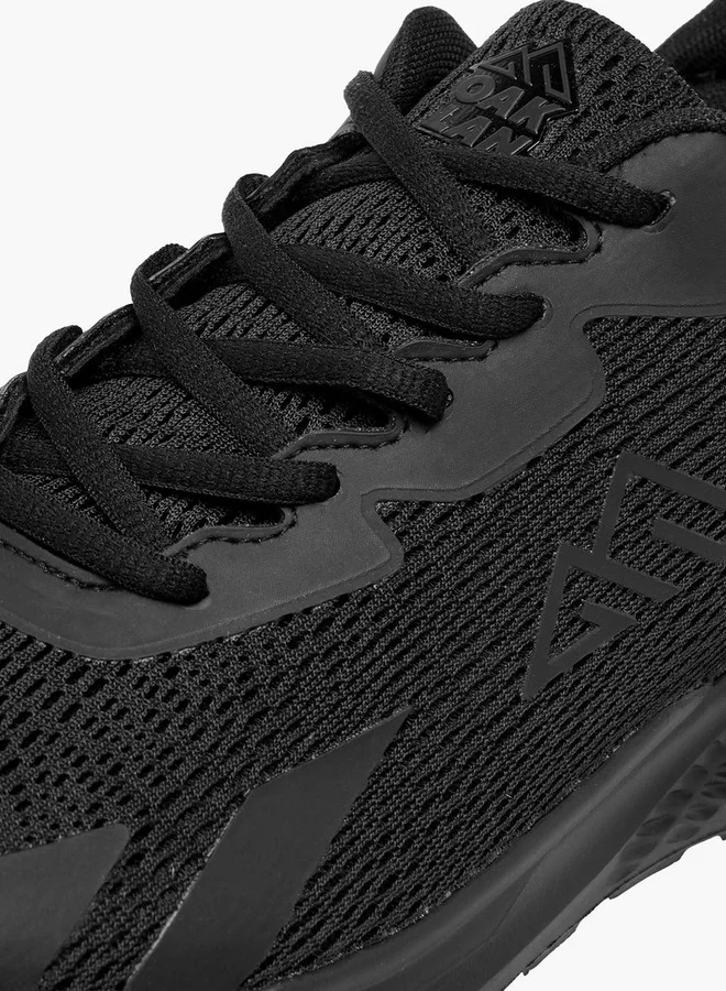 Oaklan by Shoexpress Textured Sports Shoes with Lace-Up Closure