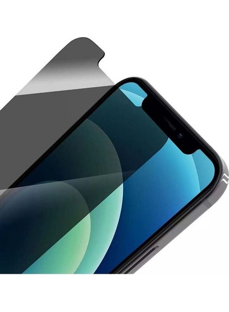 BORTONY Tempered Glass Screen Protector For Apple iPhone 12 Pro Max Black - Image 2