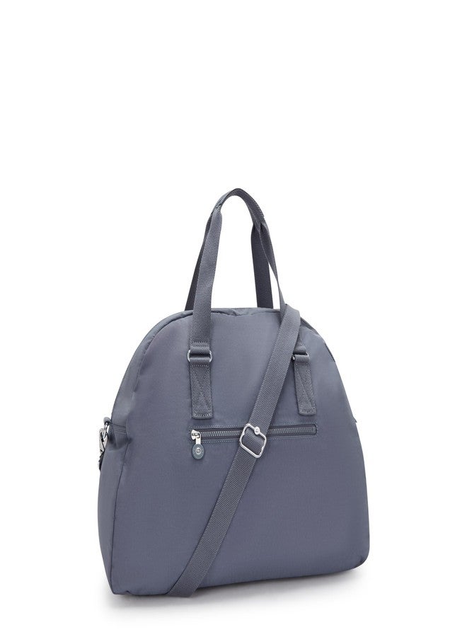 KIPLING KIPLING Kipling Women's Eugina Satchel, Handmade, Removable Shoulder Strap, Outer Pockets, Nylon Duffle Bag - Image 2