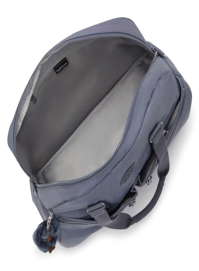 KIPLING KIPLING Kipling Women's Eugina Satchel, Handmade, Removable Shoulder Strap, Outer Pockets, Nylon Duffle Bag - Image 3