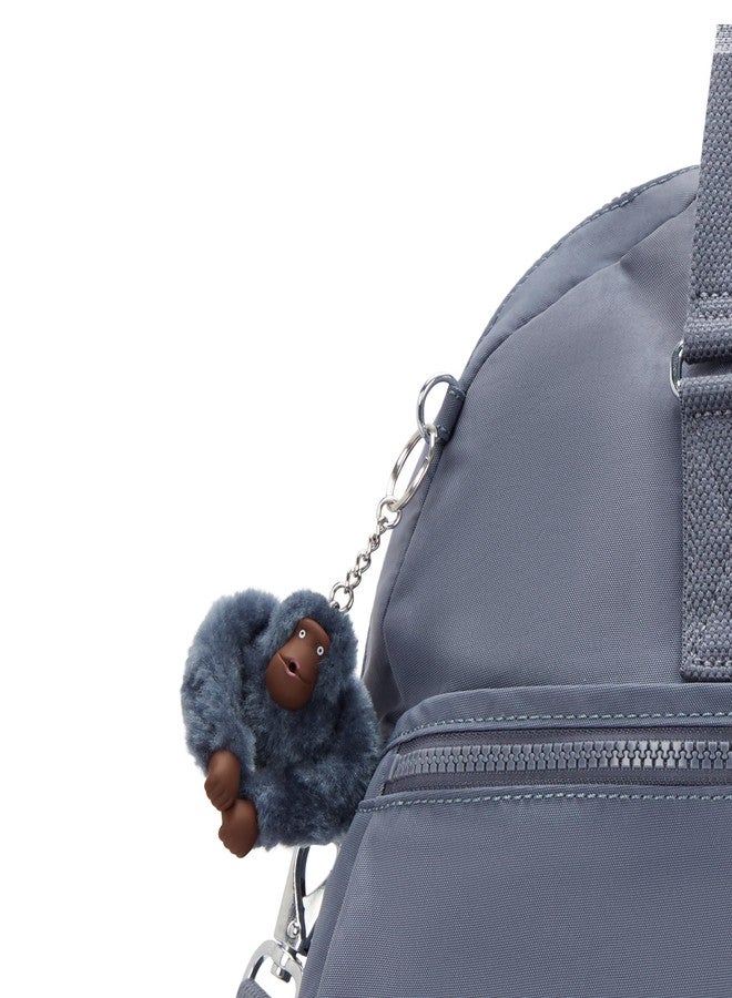 KIPLING KIPLING Kipling Women's Eugina Satchel, Handmade, Removable Shoulder Strap, Outer Pockets, Nylon Duffle Bag - Image 5