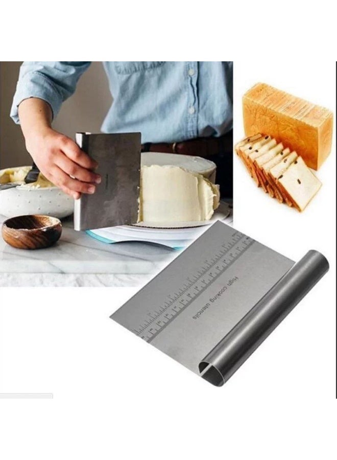 Generic valueable 1 Stainless Steel Dough Cutter for Baking and Pastries - Suitable for Everyday Kitchen Use - Image 4
