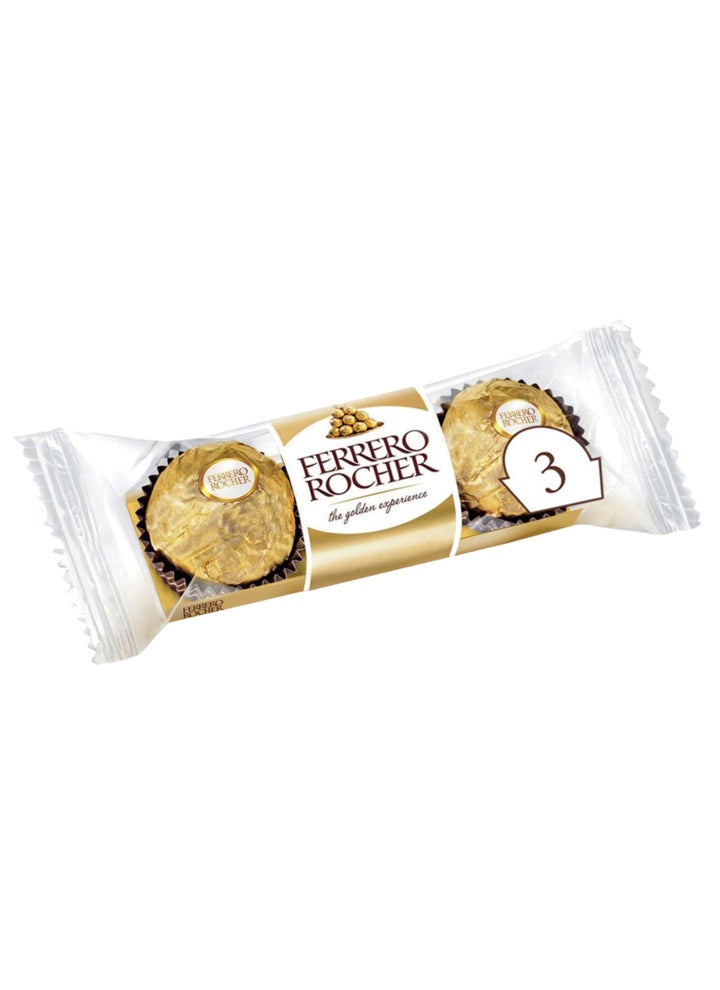 Rocher Fine Hazelnut Milk Chocolates 3 Pieces