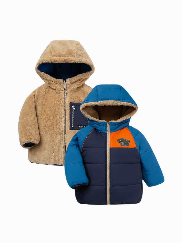 بالابالا جاكيت يلبس على الوجهين للأولاد - Image 1